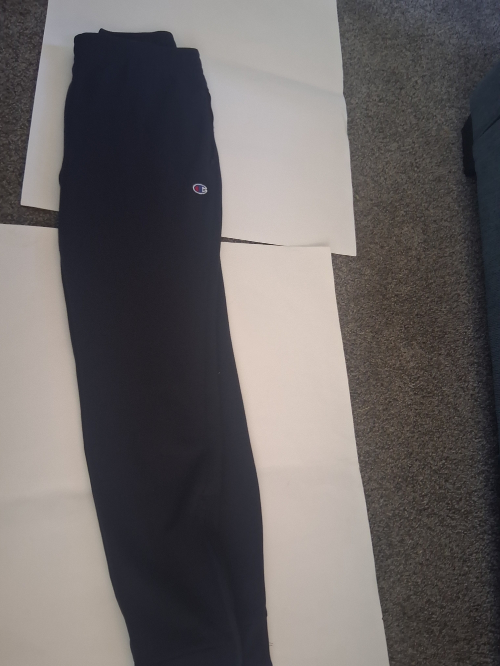 Champion Mens Black Sweatpants with Logo